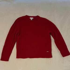 Calvin Klein Rich Red Crewneck Sweater
